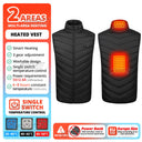 19 Areas Self Heating Vest Men's Thermal Women's USB Heated Vest