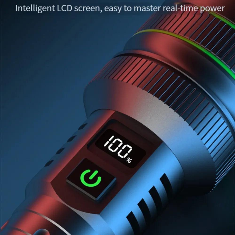 Ultimate Tactical LED Flashlight: Long Range Torch for Outdoor Adventures  ourlum.com   