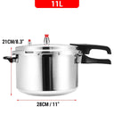 Multi-Size Kitchen Pressure Cooker for Gas & Electric Stoves