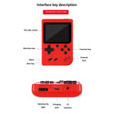 A Red Retro Classic Games Handheld Console With 400 Games