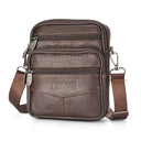 Men's New Genuine Leather Crossbody Bag Vertical Trendy