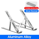 Adjustable Aluminum Laptop Stand: Foldable Portable Holder for MacBook Pro Air  ourlum.com   