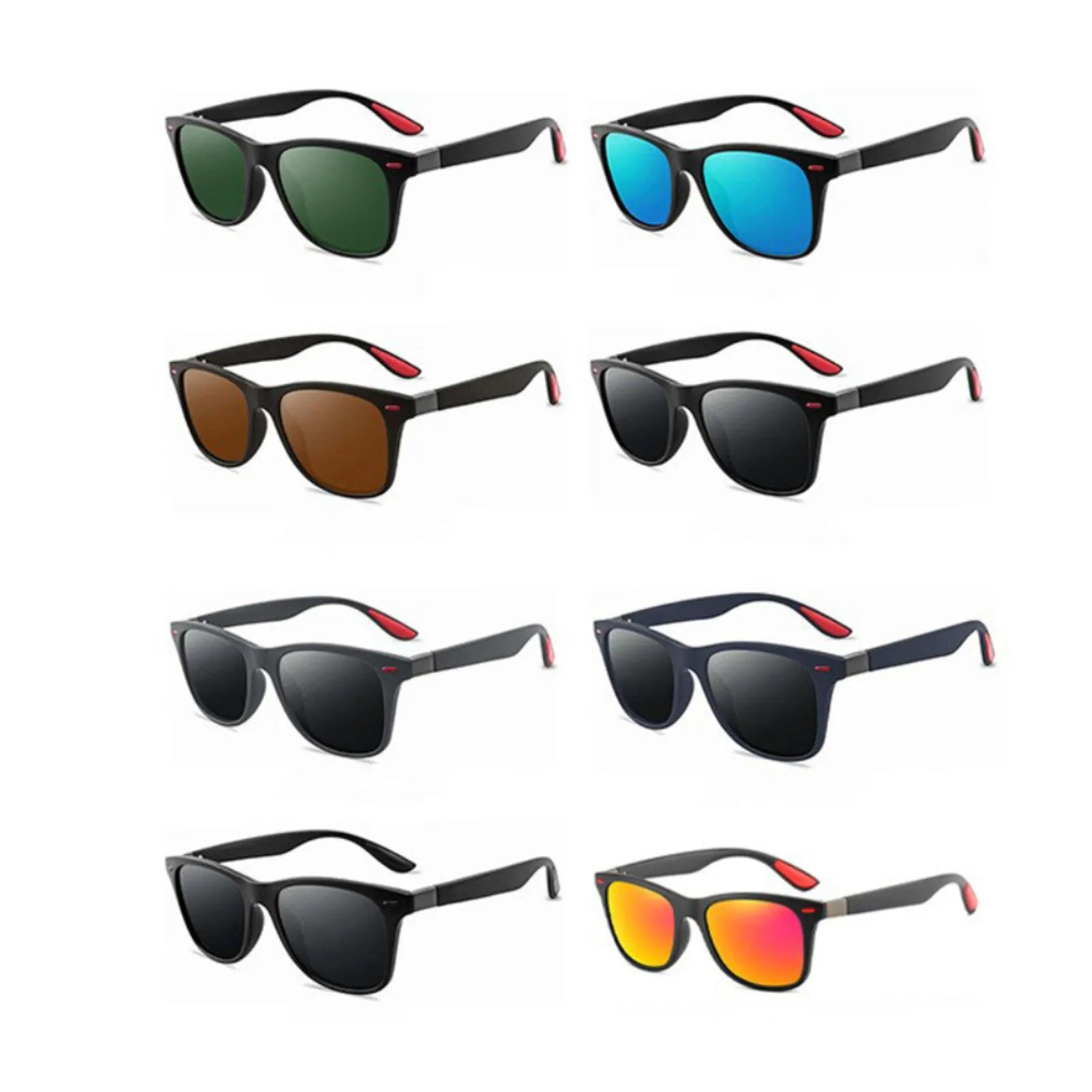 Square Polarized Sunglasses Men Women UV400 Anti-glare Goggle Fishing Cycling  ourlum.com   
