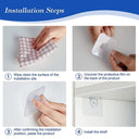 Adhesive Shelf Bracket: Strong Load Capacity & Stylish Clear Design  ourlum.com   