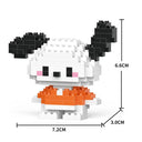 Hello Kitty Decorative Building Block Set with Kuromi and My Melody - Sanrio Anime Figure Toy for Kids and Adults  ourlum.com Pochacco 128PCS NO BOX 