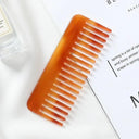 Wide Teeth Acetate Hair Combs Anti-static Massage Hair Brush Hairdressing Colorful Hairdress Salon Styling Traveling Accessories  ourlum.com NO.3 11.8x4.6cm  