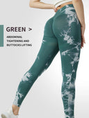 Seamless High Waist Tie Dye Leggings for Women Fitness Wear