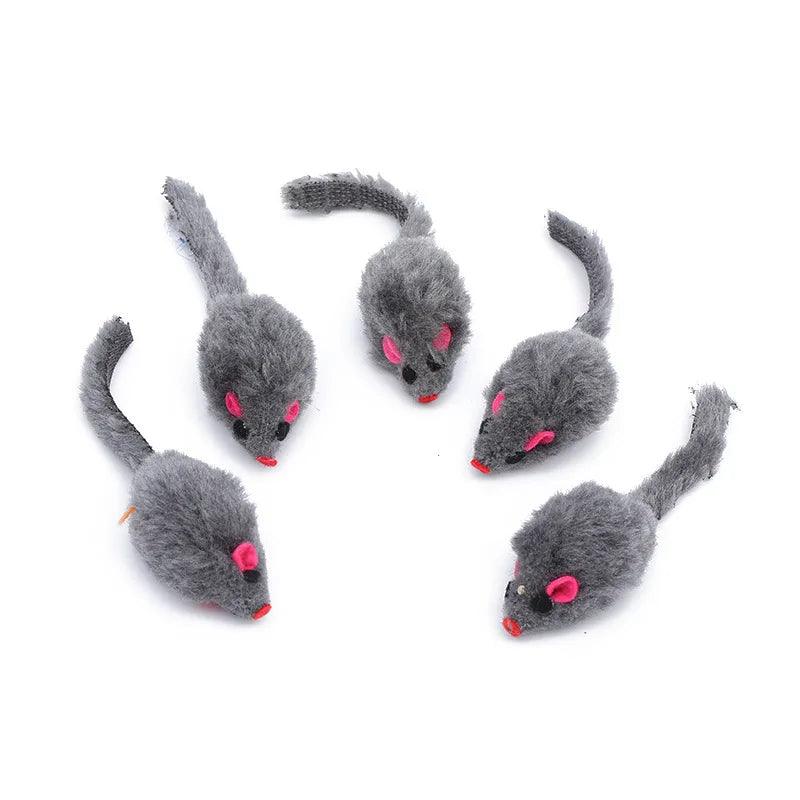 Plush Catmint Mouse Catnip Toy Set: Interactive Kitten Playtime Fun  ourlum.com 01 1 pc Color Random 