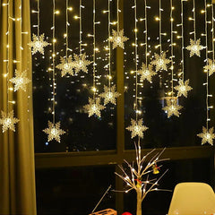 Enchanting Snowflake Fairy Lights: Festive Christmas Decor Essentials