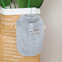 Winter Warm Fleece Pet Vest for Small-Medium Dogs Cats Cozy Stylish Comfort  ourlum.com 325 Gray S 