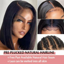 Premium Bone Straight Bob Lace Front Wig 13x4 Human Hair