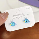 Kiss Jewelry Cute Monster Eyes Stud Earrings Trendy Kpop Fashion Gift