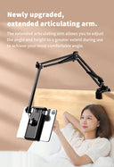 Tablet Holder for Bed with 90cm Metal Arm 360 Rotating Stand