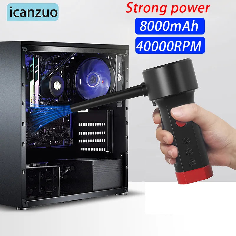 ICANZUO Air Duster: Cordless Computer Cleaner for Deep Cleaning  ourlum.com   