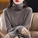 Merino Wool Cashmere Winter Sweater Cozy Elegance Cold Days