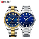 CURREN Men's Elegant Stainless Steel Business Watch Luxury Timepiece