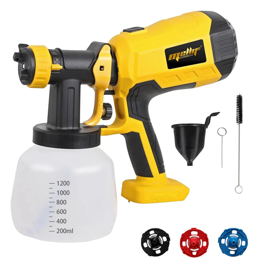 Dewalt Cordless HVLP Spray Gun - 3 Patterns for Easy Painting (No Battery)