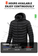 21 Areas Heated Jacket Winter USB Electric Heating Coat