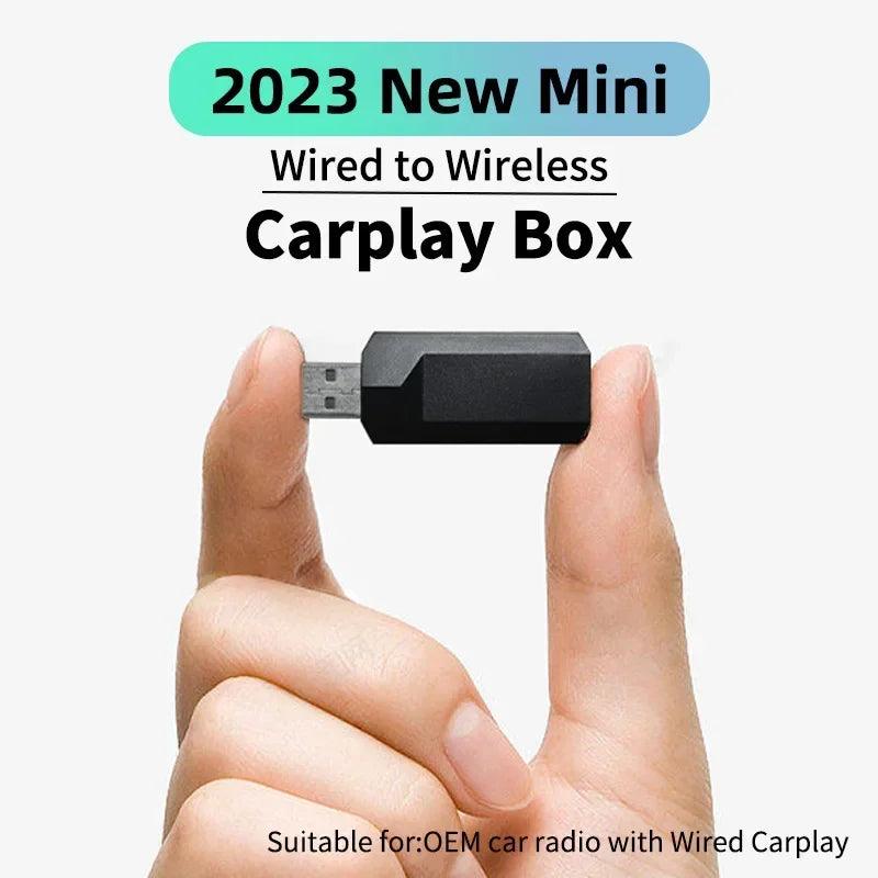 Wireless CarPlay Adapter for OEM Car Stereo - Easy Plug & Play Installation with Smart Link Phone Connection  ourlum.com   