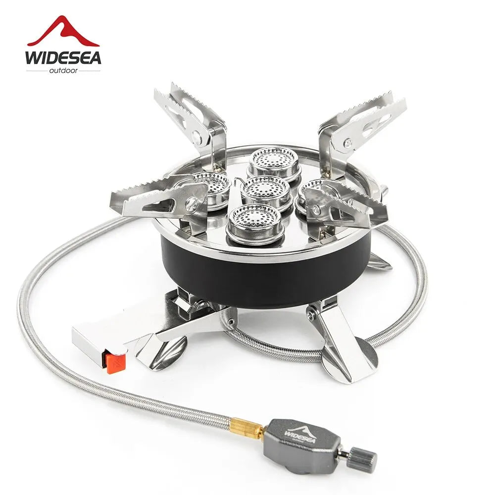 Portable 8800W Widesea Camping Gas Stove for Outdoor Cooking and Barbecue