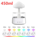 Mushroom Rain Cloud Humidifier with Colorful Night Lights and Relaxing Water Sounds  ourlum.com White United State 