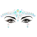 3D Sexy Face Tattoo Stickers Temporary Tattoos Glitter Fake Tattoo Rhinestones Masquerade for Women Party Face Jewels Tattoo  ourlum.com NO.23  