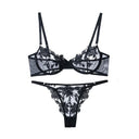 Elegant Mesh Embroidered Lingerie Set Stylish Upgrade for Women