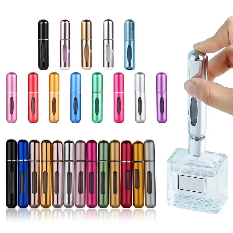 Travel Perfume Atomizer Spray Bottle with Synthetic Glass Container