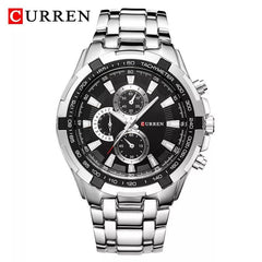 CURREN Men's Quartz Watch: Stylish & Durable Water Resistant Timepiece