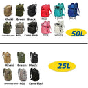 Versatile Waterproof Tactical Backpack for Hiking Fishing