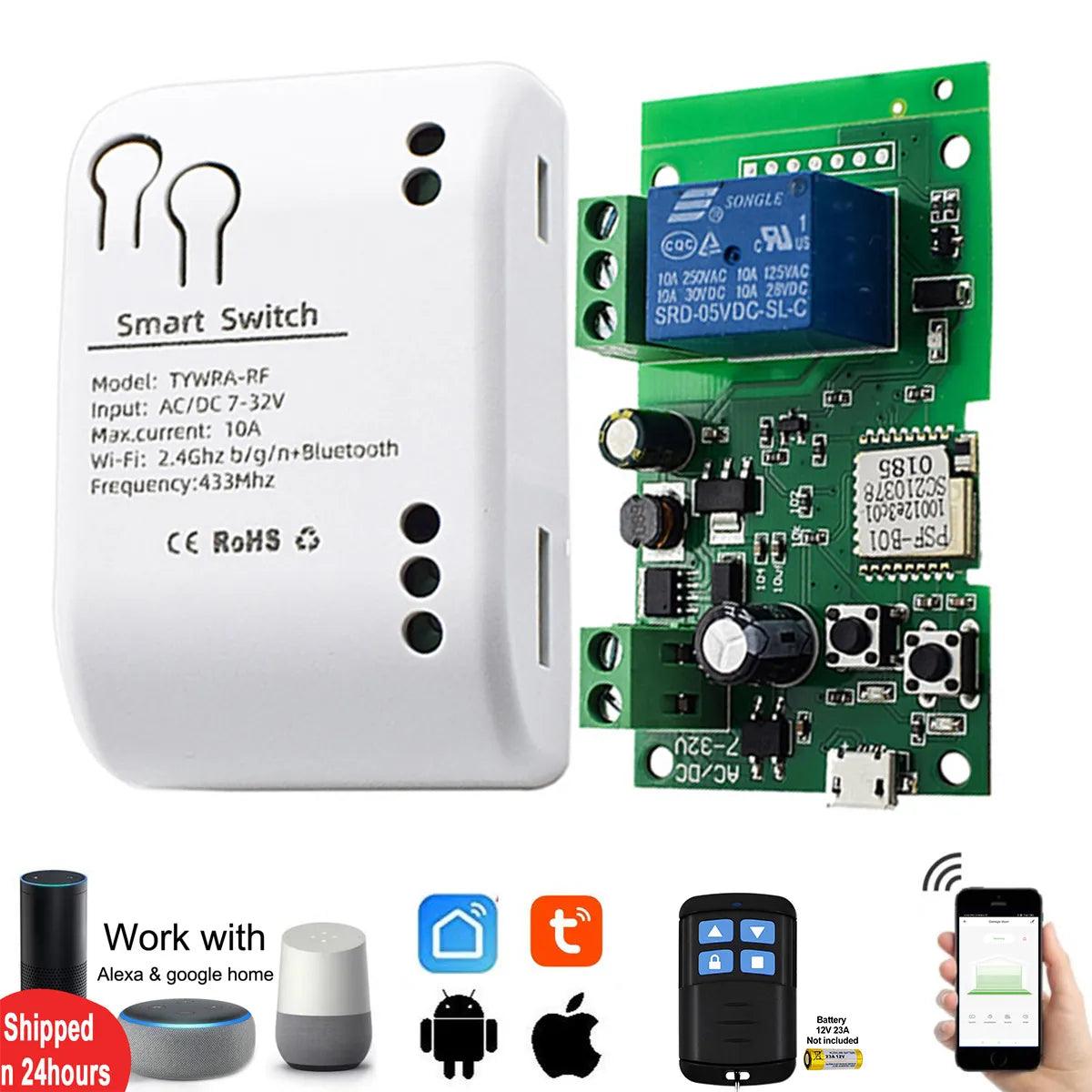 Smart Garage Door Opener: Remote Control for Home Automation  ourlum.com   