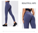 Seamless High Waist Nude Yoga Pants Women's Hip Lifting Fitness