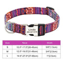 Personalized Nylon Dog Collar with Free Engraving: Stylish & Safe Pet Accessory  ourlum.com 030or S 