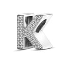 26 Letters Charm Beads Fit For Pandora 925 Silver Bracelet