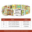 Large Dog Collar: Personalized Cute Print Nylon Pet Collar for Small, Medium, Large Dogs  ourlum.com 337 green S 