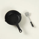 Miniature 1/12 Dollhouse Fry Pan & Spatula Set Metal Cookware