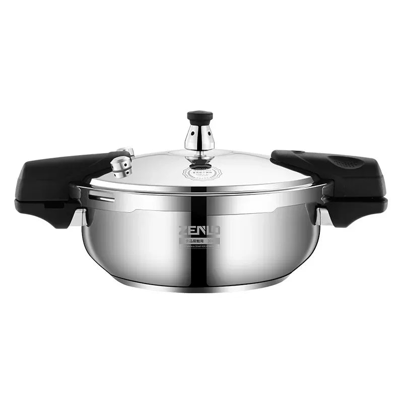 18cm Stainless Steel Pressure Cooker - Eco-Friendly, Non-Stick, Induction Compatible Kitchen Essential