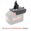 Adapter For Makita Dewalt Milwaukee 18V Battery Converter To Dyson V6 V7 V8