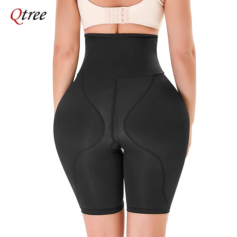 High Waist Butt Lifter Shapewear Shorts for Tummy Control & Thigh Trimming