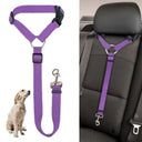 Pet Car Safety Belt with Adjustable Harness and Leash  ourlum.com   