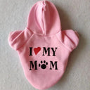 French Bulldog Puppy Dog Costume Hoodie for Small-Medium Pets - Stylish Dog Clothing  ourlum.com Pink mom XS 