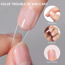 False Nail Extension Kit with Gel Tips & Tools for Professionals