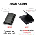 Carbon Fiber Slim Aluminum Men Wallet 2023 RFID Card Holder