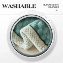 Winter Warm Blanket Skin-Friendly Striped Bedspread Throw