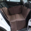 Car Rear Seat Waterproof Pet Cover Heavy Duty Non-Slip Design