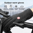 Winter Gloves For Men Waterproof Windproof Touchscreen Gloves