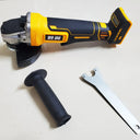 Cordless Brushless Angle Grinder 125mm 4 Gears Cutting Tool