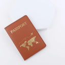 Passport Cover: Elegant World-Themed Travel Holder Gift