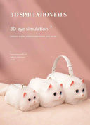 JIAERDI Lolita Plush Cute Cat Bag Women Harajuku Fur Bag