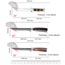 High-Performance Sashimi and Boning Knife with Wooden Handle